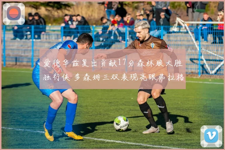 爱德华兹复出贡献17分森林狼大胜独行侠 多森姆三双表现亮眼弗拉格表现出色